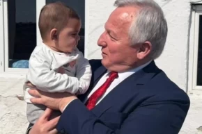 İpsalada Başkan Kermandan Ecenaz bebeğe ömürlük söz