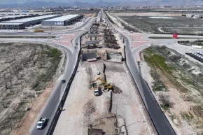 Konyada TÜMOSAN Kavşağında çalışmalar sürüyor