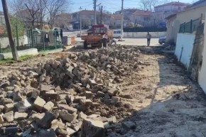 İpsala Esetçede yol seferberliği