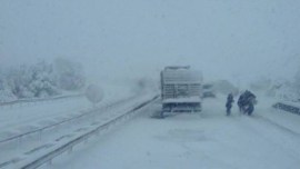 Kdz.Ereğli-Zonguldak yolu trafiğe kapatıldı