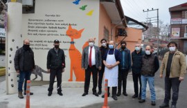Ciğercinin Kedisi ve Sokak Kedisi Kdz.Ereğlide duvar resmi oldu