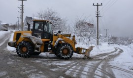 Kdz.Ereğli kar küreme ve tuzlama çalışmaları sürüyor