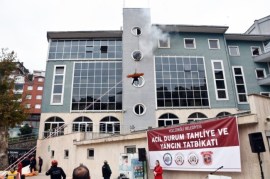 Kdz. Ereğli Belediyesinde, yangın ve tahliye tatbikatı yapıldı