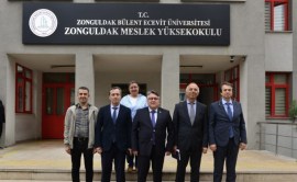 ZBEÜ Rektörü Özölçerden Zonguldak MYOya ziyaret