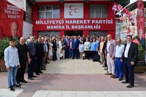 Başkan Ergün, MHP il teşkilatı ile bayramlaştı
