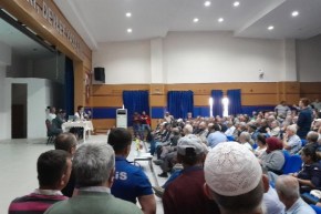 DSİ Pazaryerindeki halka açık toplantıda basını dışarıya çıkardı